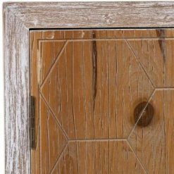 ALTOBUY OLMANN - Buffet 2 Portes 2 Tiroirs Blanc Et Naturel Aspect Vieilli - Blanc 8 ALTOBUY OLMANN - Buffet 2 Portes 2 Tiroirs Blanc Et Naturel Aspect Vieilli - Blanc -Buffet et enfilade Soldes 57213579 4