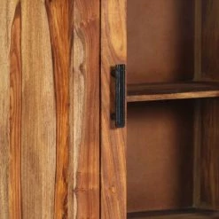 NOVA Sello Di Sheesham Bois Massif Avec étagères De Style Rustique Buffet 50x30x110 Cm Bois Massif De Sesham 6 NOVA Sello Di Sheesham Bois Massif Avec étagères De Style Rustique Buffet 50x30x110 Cm Bois Massif De Sesham -Buffet et enfilade Soldes 57222827 2