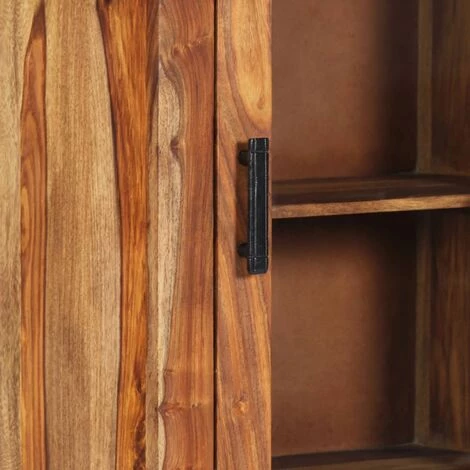 NOVA Sello Di Sheesham Bois Massif Avec étagères De Style Rustique Buffet 50x30x110 Cm Bois Massif De Sesham 2 NOVA Sello Di Sheesham Bois Massif Avec étagères De Style Rustique Buffet 50x30x110 Cm Bois Massif De Sesham – Image 2