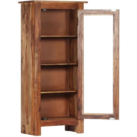 NOVA Sello Di Sheesham Bois Massif Avec étagères De Style Rustique Buffet 50x30x110 Cm Bois Massif De Sesham 5 NOVA Sello Di Sheesham Bois Massif Avec étagères De Style Rustique Buffet 50x30x110 Cm Bois Massif De Sesham – Image 5