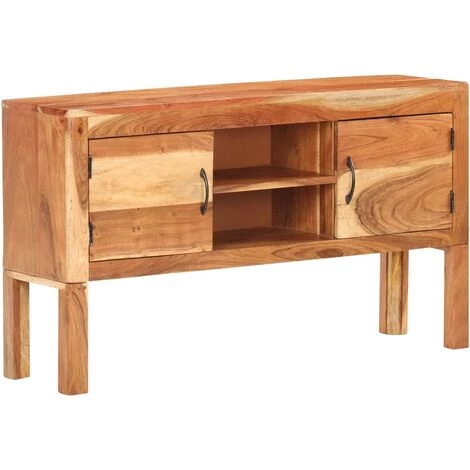 NOVA Buffet En Bois Solide Acacia Avec Portes Et Compartiments Rustiques Buffet 116x30x66 Cm Bois D'acacia Massif 1 NOVA Buffet En Bois Solide Acacia Avec Portes Et Compartiments Rustiques Buffet 116x30x66 Cm Bois D'acacia Massif
