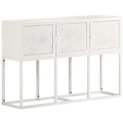 Topdeal Buffet 115x30x76 Cm Bois De Manguier Massif FF323582_FR