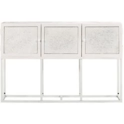 Topdeal Buffet 115x30x76 Cm Bois De Manguier Massif FF323582_FR 8 Topdeal Buffet 115x30x76 Cm Bois De Manguier Massif FF323582_FR -Buffet et enfilade Soldes 57334062 4