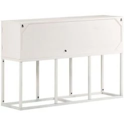 Topdeal Buffet 115x30x76 Cm Bois De Manguier Massif FF323582_FR 9 Topdeal Buffet 115x30x76 Cm Bois De Manguier Massif FF323582_FR -Buffet et enfilade Soldes 57334062 5