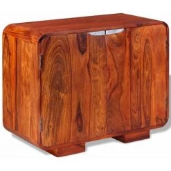 VidaXL Buffet Bois Massif De Sesham 75 X 35 X 60 Cm - Brun -Buffet et enfilade Soldes 5754379 5