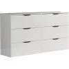 CHB COLLECTION Buffet - Mélaminé - Blanc - 139 / 80 / 40 Cm - Blanc