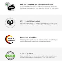 Buffet Meuble De Rangement 2 Portes Coloris Imitation Béton Clair/graphite - Longueur 124 X Hauteur 105 X Profondeur 41 Cm -PEGANE- -Buffet et enfilade Soldes 57771437 5