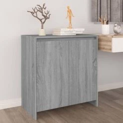 YOUTHUP Buffet Sonoma Gris 70x40x73,5 Cm Aggloméré - Gris