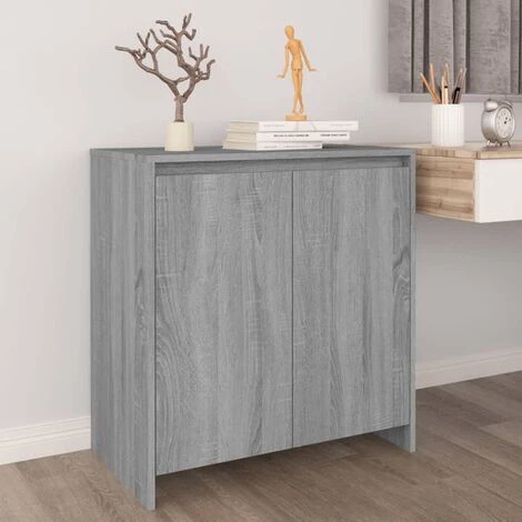 YOUTHUP Buffet Sonoma Gris 70x40x73,5 Cm Aggloméré - Gris 1 YOUTHUP Buffet Sonoma Gris 70x40x73,5 Cm Aggloméré - Gris