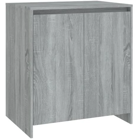 YOUTHUP Buffet Sonoma Gris 70x40x73,5 Cm Aggloméré - Gris 2 YOUTHUP Buffet Sonoma Gris 70x40x73,5 Cm Aggloméré - Gris – Image 2