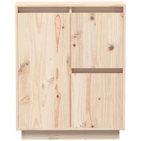 YOUTHUP Buffet 60x34x75 Cm Bois Massif De Pin - Brun 5 YOUTHUP Buffet 60x34x75 Cm Bois Massif De Pin - Brun – Image 5