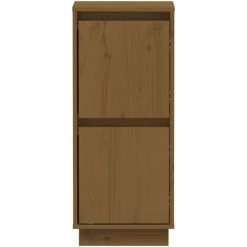 YOUTHUP Buffets 2 Pcs Marron Miel 31,5x34x75 Cm Bois Massif De Pin - Brun -Buffet et enfilade Soldes 57778249 5