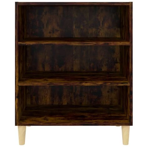 YOUTHUP Buffet Chêne Fumé 57x35x70 Cm Aggloméré - Brun 4 YOUTHUP Buffet Chêne Fumé 57x35x70 Cm Aggloméré - Brun – Image 4