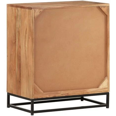 TRUE DEAL Buffet 60x35x70 Cm Bois D'acacia Massif 3 TRUE DEAL Buffet 60x35x70 Cm Bois D'acacia Massif – Image 3