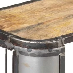 TRUE DEAL Buffet 120x30x73 Cm Bois De Manguier Massif -Buffet et enfilade Soldes 57829224 5