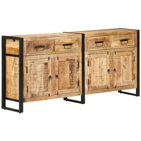 TRUE DEAL Buffet 172x35x80 Cm Bois De Manguier Massif 1 TRUE DEAL Buffet 172x35x80 Cm Bois De Manguier Massif