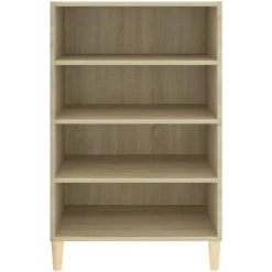 TRUE DEAL Buffet Chêne Sonoma 57x35x90 Cm Aggloméré -Buffet et enfilade Soldes 57837693 4