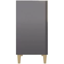 TRUE DEAL Buffet Gris Brillant 57x35x70 Cm Aggloméré 9 TRUE DEAL Buffet Gris Brillant 57x35x70 Cm Aggloméré -Buffet et enfilade Soldes 57837996 5