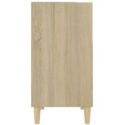 TRUE DEAL Buffet Blanc Et Chêne Sonoma 57x35x70 Cm Aggloméré 9 TRUE DEAL Buffet Blanc Et Chêne Sonoma 57x35x70 Cm Aggloméré -Buffet et enfilade Soldes 57838005 5