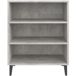 TRUE DEAL Buffet Gris Béton 57x35x70 Cm Aggloméré 8 TRUE DEAL Buffet Gris Béton 57x35x70 Cm Aggloméré -Buffet et enfilade Soldes 57838123 4