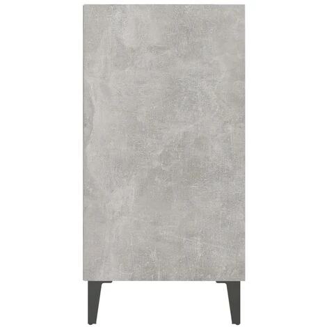 TRUE DEAL Buffet Gris Béton 57x35x70 Cm Aggloméré 5 TRUE DEAL Buffet Gris Béton 57x35x70 Cm Aggloméré – Image 5