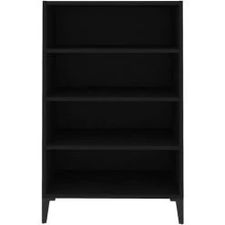 TRUE DEAL Buffet Noir 57x35x90 Cm Aggloméré -Buffet et enfilade Soldes 57838169 4