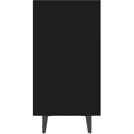 TRUE DEAL Buffet Noir 103,5x35x70 Cm Aggloméré 5 TRUE DEAL Buffet Noir 103,5x35x70 Cm Aggloméré – Image 5