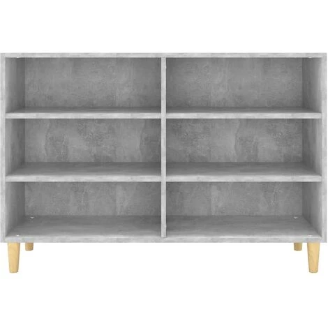 TRUE DEAL Buffet Gris Béton 103,5x35x70 Cm Aggloméré 4 TRUE DEAL Buffet Gris Béton 103,5x35x70 Cm Aggloméré – Image 4