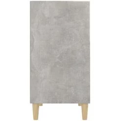 TRUE DEAL Buffet Gris Béton 57x35x70 Cm Aggloméré -Buffet et enfilade Soldes 57843816 5