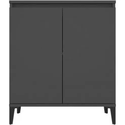 TRUE DEAL Buffet Gris 60x35x70 Cm Aggloméré 9 TRUE DEAL Buffet Gris 60x35x70 Cm Aggloméré -Buffet et enfilade Soldes 57843921 5