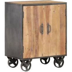 TRUE DEAL Buffet 60x35x74 Cm Bois De Récupération Solide