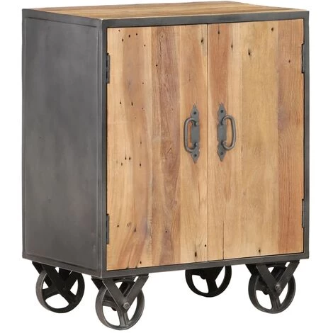 TRUE DEAL Buffet 60x35x74 Cm Bois De Récupération Solide 1 TRUE DEAL Buffet 60x35x74 Cm Bois De Récupération Solide