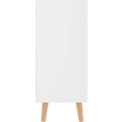 TRUE DEAL Buffet Blanc Brillant 90x30x72 Cm Aggloméré 8 TRUE DEAL Buffet Blanc Brillant 90x30x72 Cm Aggloméré -Buffet et enfilade Soldes 57845669 4