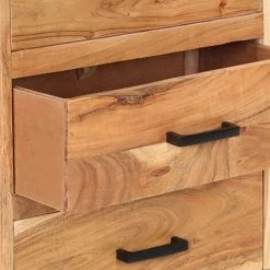 TRUE DEAL Buffet 88x30x73 Cm Bois D'acacia Massif 9 TRUE DEAL Buffet 88x30x73 Cm Bois D'acacia Massif -Buffet et enfilade Soldes 57845838 5