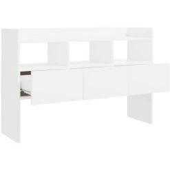 TRUE DEAL Buffet Blanc 105x30x70 Cm Aggloméré -Buffet et enfilade Soldes 57847380 5
