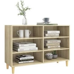 INLIFE Buffet Chêne Sonoma 103,5x35x70 Cm Aggloméré 7 INLIFE Buffet Chêne Sonoma 103,5x35x70 Cm Aggloméré -Buffet et enfilade Soldes 57884472 3