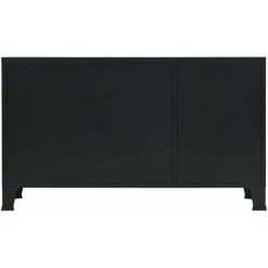 INLIFE Buffet Métal De Style Industriel 120 X 35 X 70 Cm Noir -Buffet et enfilade Soldes 57884818 5