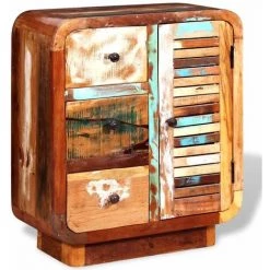 INLIFE Buffet Bois De Récupération Massif -Buffet et enfilade Soldes 57884887 5