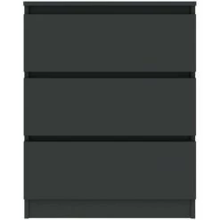 LITZEE Buffet, Bahut Et Enfilade Buffet Gris 60x33,5x76 Cm Agglomere -Buffet et enfilade Soldes 58110290 4