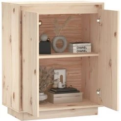 Buffet 60x34x75 Cm Bois Massif De Pin VidaXL -Buffet et enfilade Soldes 58240131 5