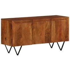 VidaXL Buffet 110x35x56 Cm Bois De Manguier Solide - Brun