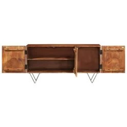 VidaXL Buffet 110x35x56 Cm Bois De Manguier Solide - Brun 8 VidaXL Buffet 110x35x56 Cm Bois De Manguier Solide - Brun -Buffet et enfilade Soldes 58265943 4