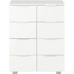 INLIFE Buffet Blanc Brillant 60x35x80 Cm Aggloméré 7 INLIFE Buffet Blanc Brillant 60x35x80 Cm Aggloméré -Buffet et enfilade Soldes 58274729 3