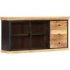 TRUE DEAL Buffet 150x40x75 Cm Bois De Manguier Solide