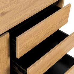 MOBILIER DECO ELOISE - Buffet Enfilade Avec 3 Tiroirs Et 2 Portes En Bois - Bois 9 MOBILIER DECO ELOISE - Buffet Enfilade Avec 3 Tiroirs Et 2 Portes En Bois - Bois -Buffet et enfilade Soldes 58508681 5