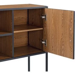 NOVA Crédenza Pour L'entrée Du Salon Salone 2 Dispaintures Frame Noire Effet En Bois Foncé 9 NOVA Crédenza Pour L'entrée Du Salon Salone 2 Dispaintures Frame Noire Effet En Bois Foncé -Buffet et enfilade Soldes 58598482 5