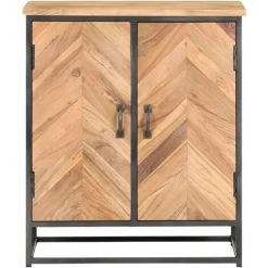 TRUE DEAL Buffet 60x35x70 Cm Bois D'acacia Massif 7 TRUE DEAL Buffet 60x35x70 Cm Bois D'acacia Massif -Buffet et enfilade Soldes 58599585 3