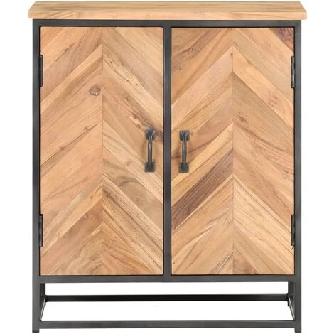 TRUE DEAL Buffet 60x35x70 Cm Bois D'acacia Massif 3 TRUE DEAL Buffet 60x35x70 Cm Bois D'acacia Massif – Image 3