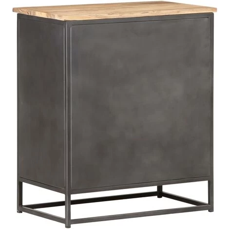 TRUE DEAL Buffet 60x35x70 Cm Bois D'acacia Massif 4 TRUE DEAL Buffet 60x35x70 Cm Bois D'acacia Massif – Image 4