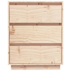 INLIFE Buffet 60x34x75 Cm Bois Massif De Pin - Brun -Buffet et enfilade Soldes 58691436 5